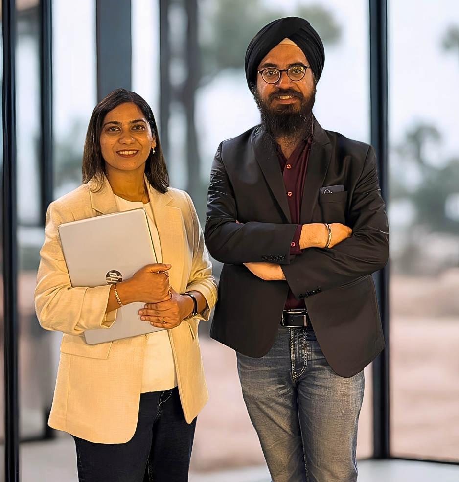 Your Executive Coaches - Swarandeep and Ayushi